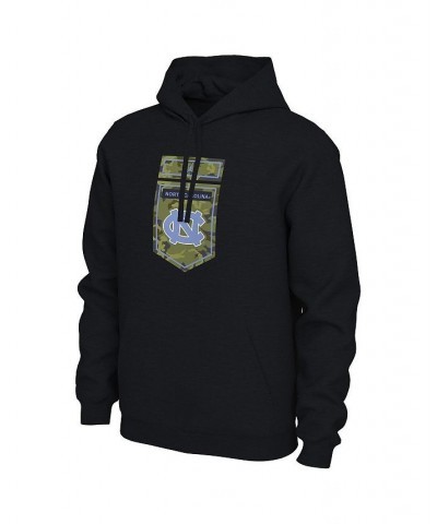 Men's Brand Black North Carolina Tar Heels Veterans Camo Pullover Hoodie $37.09 Sweatshirt