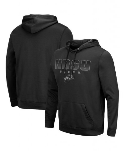 Men's Black NDSU Bison Blackout 3.0 Pullover Hoodie $26.00 Sweatshirt