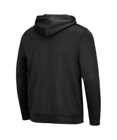 Men's Black NDSU Bison Blackout 3.0 Pullover Hoodie $26.00 Sweatshirt