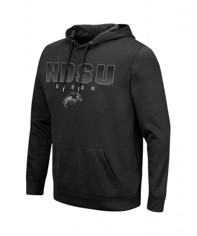 Men's Black NDSU Bison Blackout 3.0 Pullover Hoodie $26.00 Sweatshirt