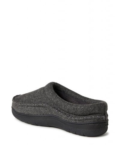 Men's Thompson Wool Blend Clog with Whipstitch Slippers Gray $32.40 Shoes