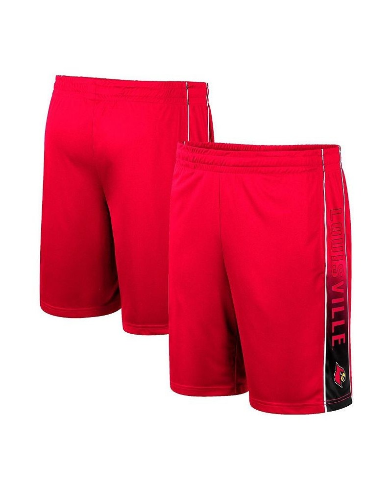 Men's Red Louisville Cardinals Lazarus Shorts $22.79 Shorts