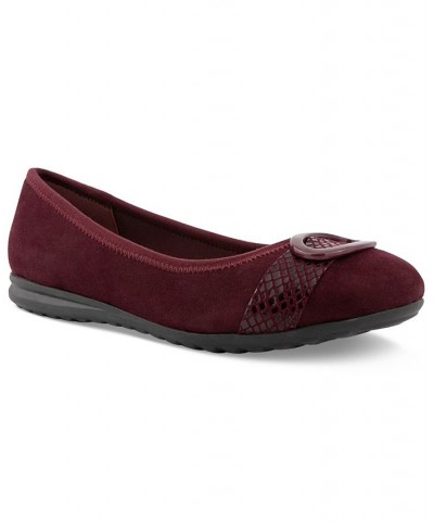 Women's Tashelle Flats Purple $34.06 Shoes