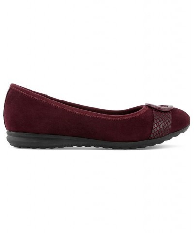 Women's Tashelle Flats Purple $34.06 Shoes