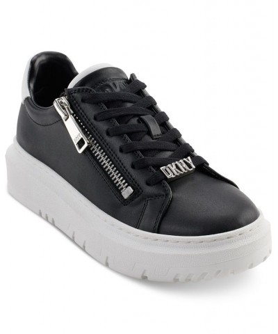 Women's Matti Lace-Up Zip Sneakers PD02 $61.92 Shoes