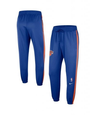 Men's Blue New York Knicks Authentic Showtime Performance Pants $37.72 Pants