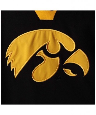 Men's Black Iowa Hawkeyes 2.0 Lace-Up Pullover Hoodie $40.49 Sweatshirt