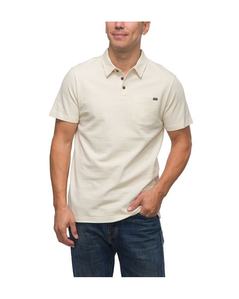 Men's Atwell Short Sleeves Knit Polo Shirt Gray $15.05 Polo Shirts