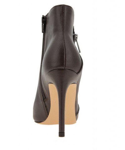 Women's Houston Pointy Toe Bootie Brown $46.19 Shoes