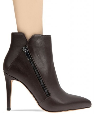 Women's Houston Pointy Toe Bootie Brown $46.19 Shoes