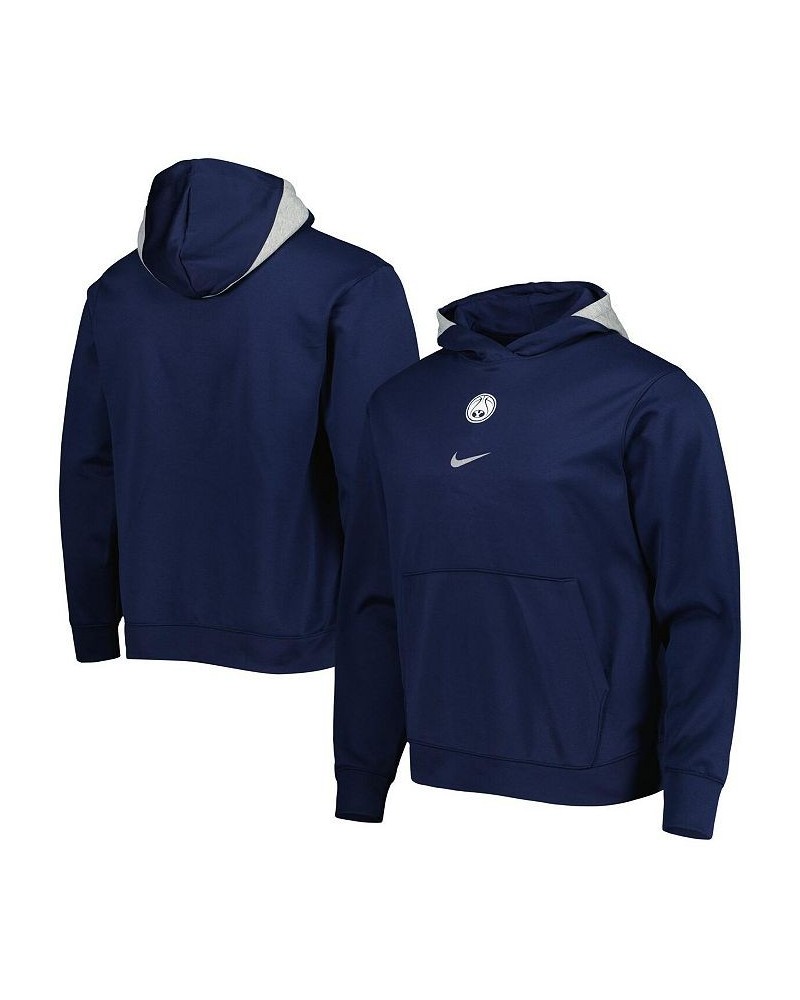 Men's Navy BYU Cougars Spotlight Performance Pullover Hoodie $36.55 Sweatshirt