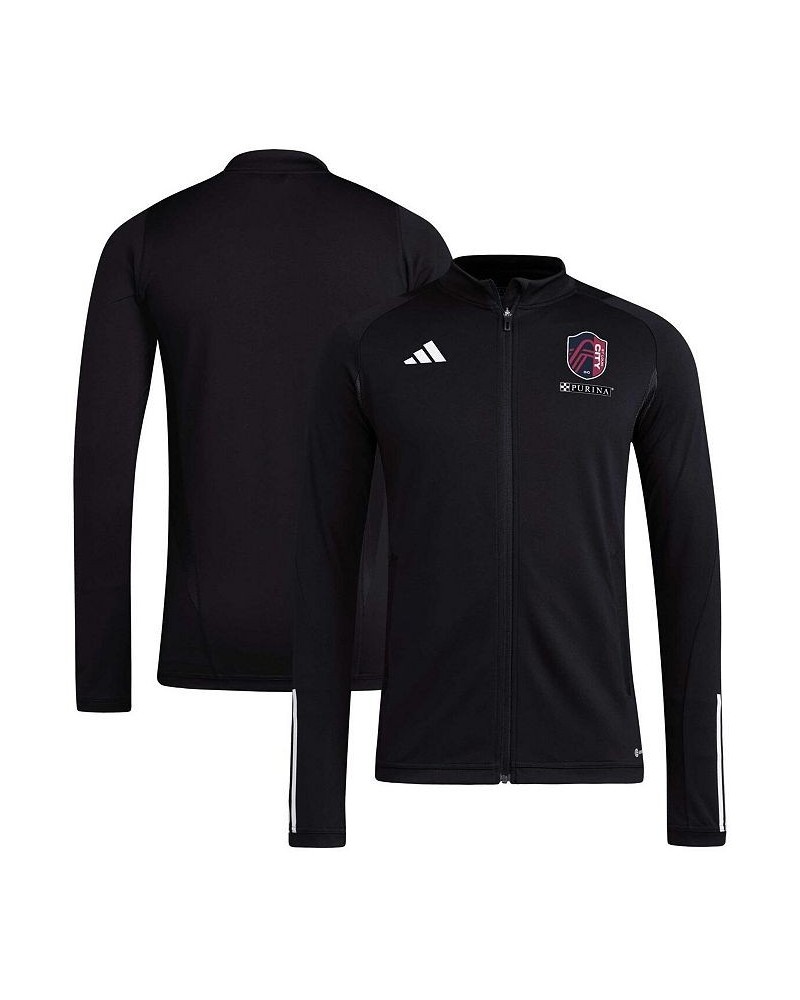 Men's Black St. Louis City SC 2023 On-Field AEROREADY Full-Zip Training Top $43.20 Tops