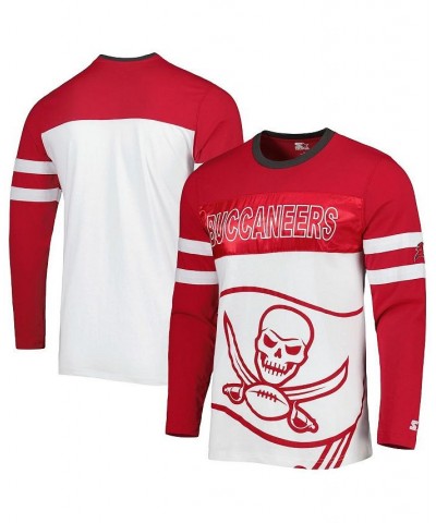 Men's Red, White Tampa Bay Buccaneers Halftime Long Sleeve T-shirt $34.40 T-Shirts