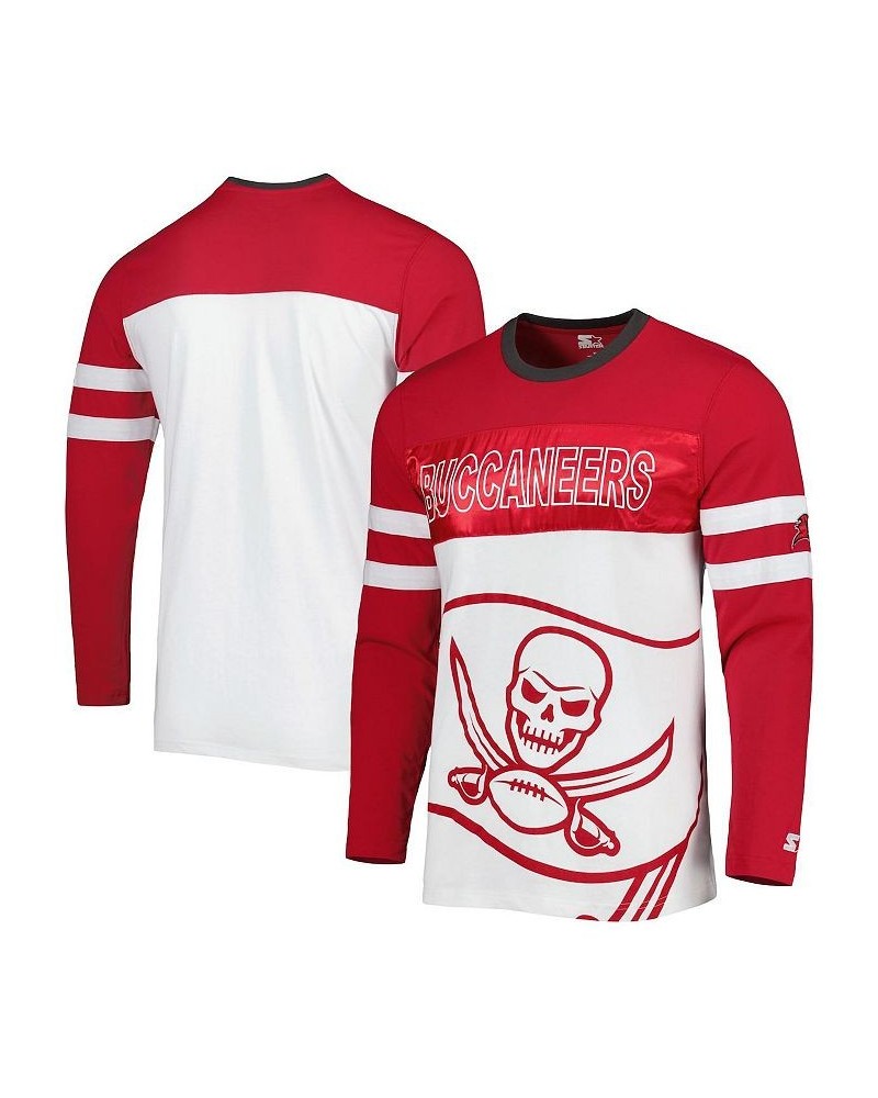 Men's Red, White Tampa Bay Buccaneers Halftime Long Sleeve T-shirt $34.40 T-Shirts