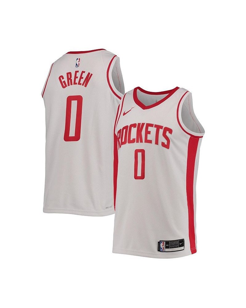 Men's Jalen Green White Houston Rockets 2021/22 Swingman Jersey - Association Edition $46.00 Jersey