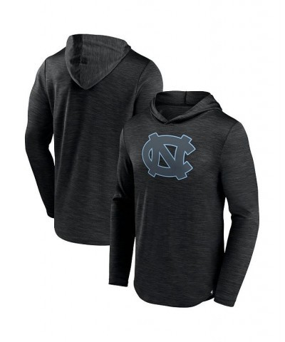 Men's Branded Heather Black North Carolina Tar Heels Transitional Hoodie T-shirt $28.20 T-Shirts