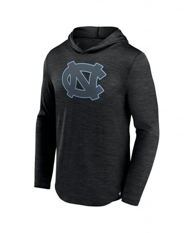 Men's Branded Heather Black North Carolina Tar Heels Transitional Hoodie T-shirt $28.20 T-Shirts