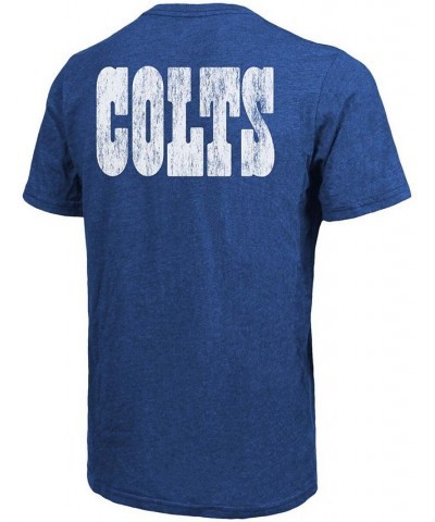 Indianapolis Colts Tri-Blend Pocket T-shirt - Heathered Royal $35.39 T-Shirts