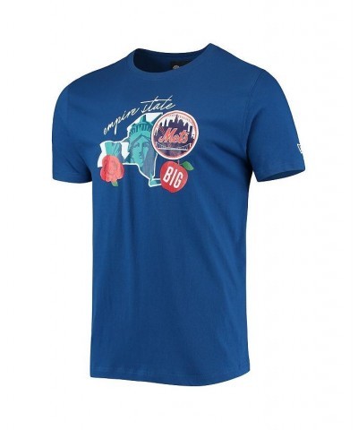 Men's Royal New York Mets City Cluster T-shirt $21.12 T-Shirts