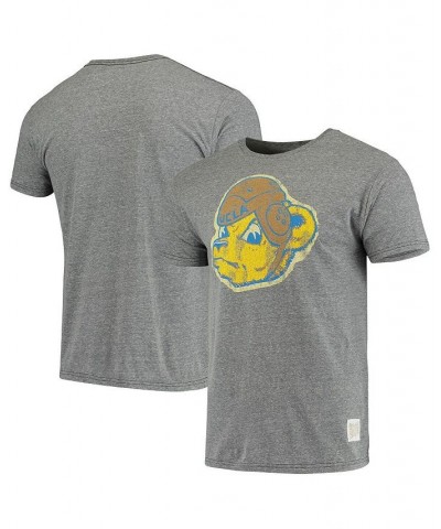 Men's Heathered Gray UCLA Bruins Vintage-Like Logo Tri-Blend T-shirt $18.90 T-Shirts