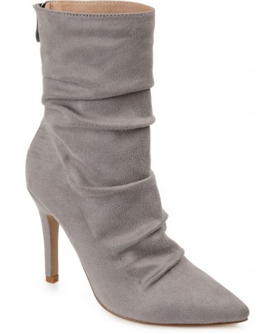Women's Markie Stiletto Booties Gray $45.10 Shoes