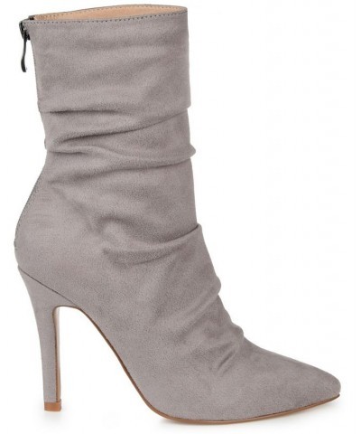 Women's Markie Stiletto Booties Gray $45.10 Shoes