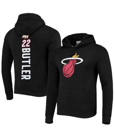 Men's Jimmy Butler Black Miami Heat Team Playmaker Name Number Pullover Hoodie $29.70 Sweatshirt