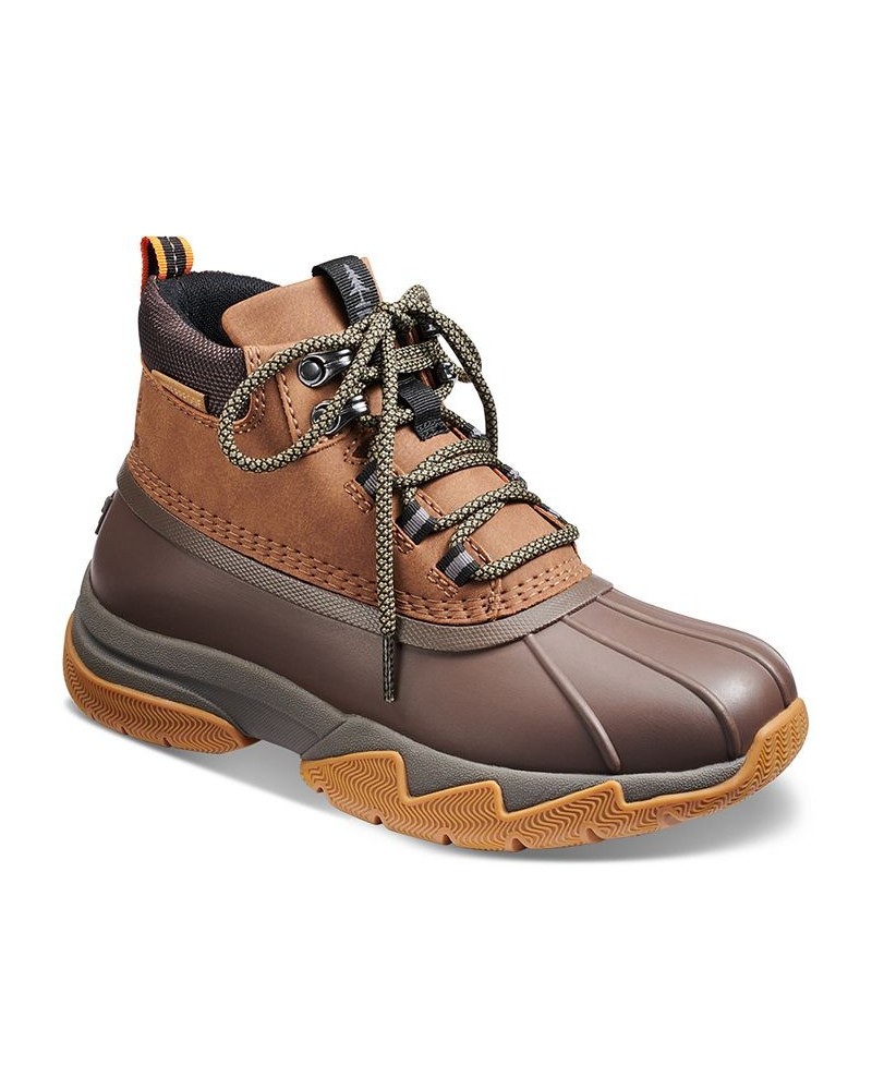 Women's Field Lace-Up Duck Boot Brown $28.77 Shoes
