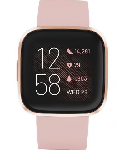 Versa 2 Rose Elastomer Strap Touchscreen Smart Watch 39mm $62.38 Accessories