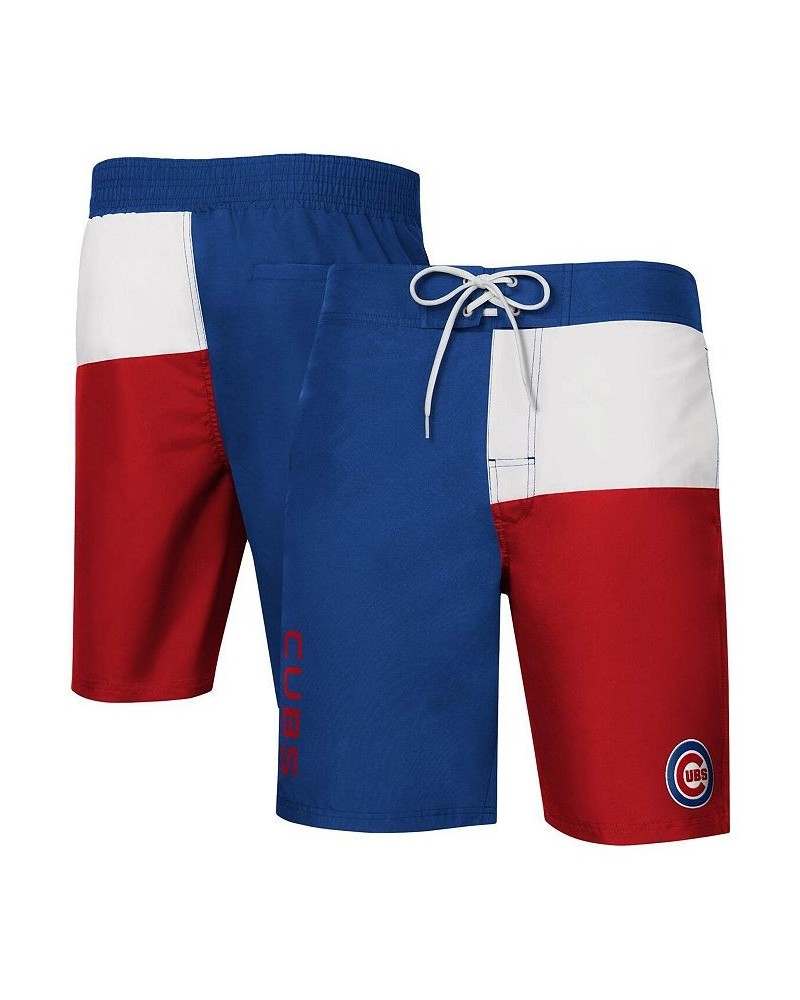 Men's Royal Chicago Cubs Breeze Swim Trunks $24.75 Swimsuits