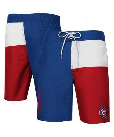 Men's Royal Chicago Cubs Breeze Swim Trunks $24.75 Swimsuits