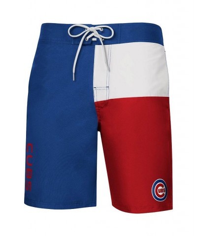 Men's Royal Chicago Cubs Breeze Swim Trunks $24.75 Swimsuits