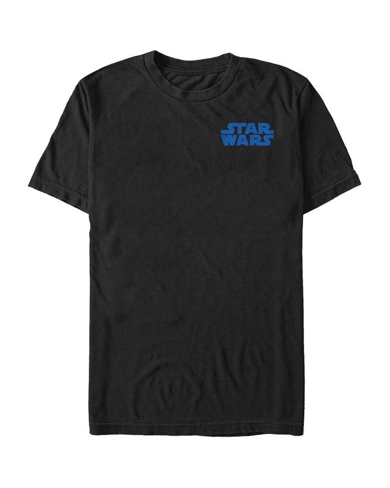 Star Wars Men's Stacked Logo Basic Short Sleeve T-Shirt Black $19.24 T-Shirts