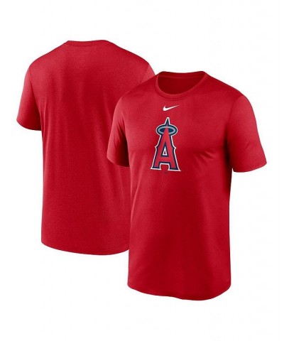 Men's Red Los Angeles Angels New Legend Logo T-shirt $28.49 T-Shirts