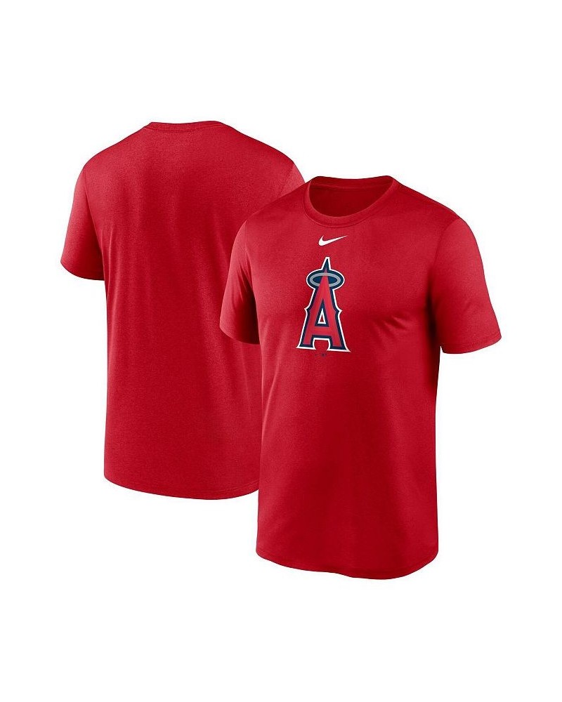 Men's Red Los Angeles Angels New Legend Logo T-shirt $28.49 T-Shirts