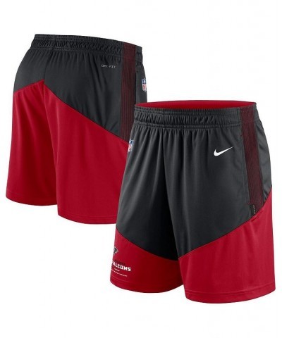 Men's Black, Red Atlanta Falcons Primary Lockup Performance Shorts $35.00 Shorts