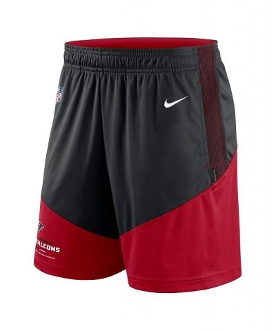 Men's Black, Red Atlanta Falcons Primary Lockup Performance Shorts $35.00 Shorts