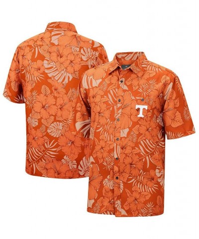 Men's Tennessee Orange Tennessee Volunteers The Dude Camp Button-Up Shirt $43.99 Shirts