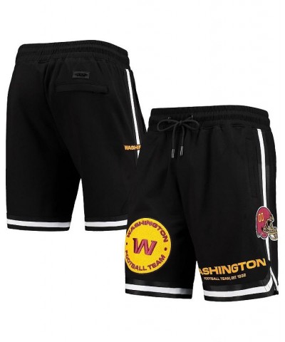 Men's Black Washington Football Team Core Logo Shorts $47.30 Shorts