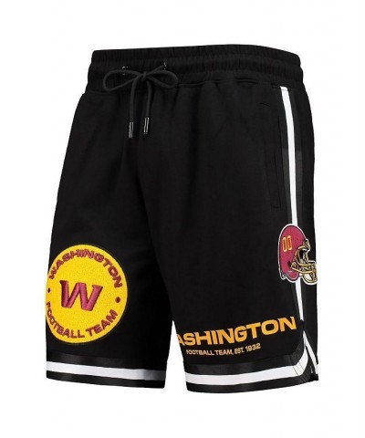 Men's Black Washington Football Team Core Logo Shorts $47.30 Shorts