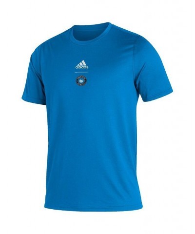 Men's Charlotte FC Blue Creator Club T-shirt $25.19 T-Shirts