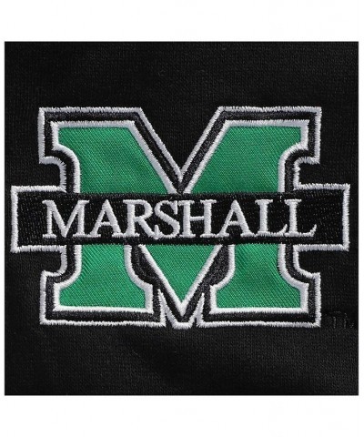 Men's Black Marshall Thundering Herd Tortugas Logo Quarter-Zip Jacket $24.90 Sweatshirt