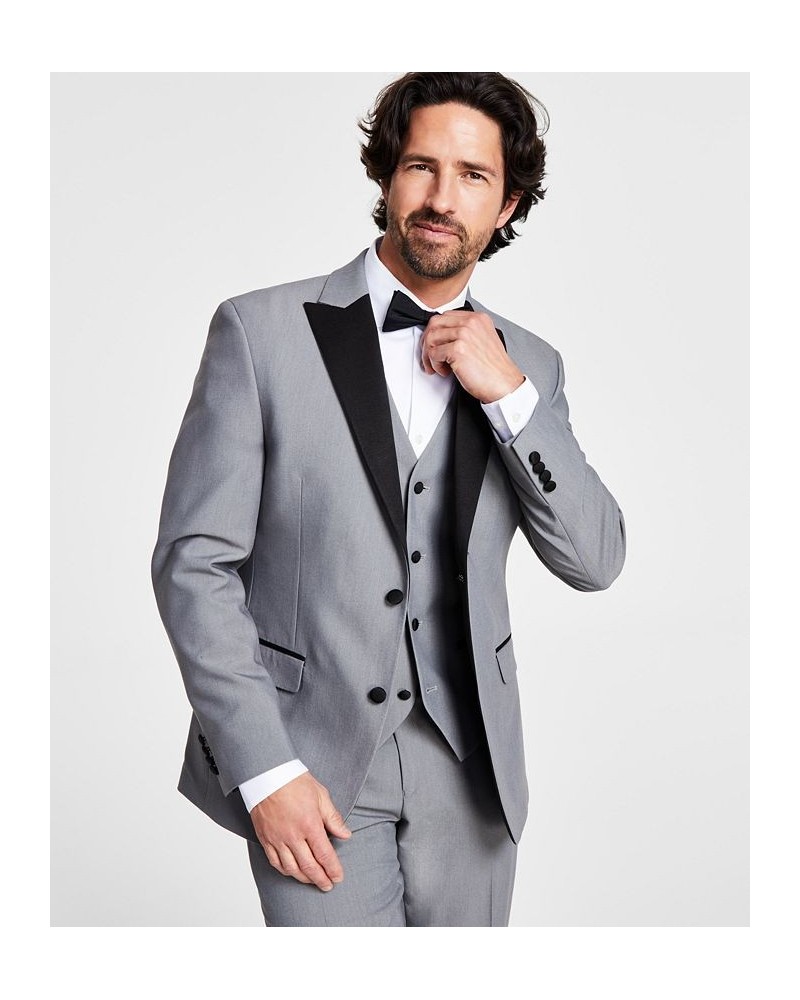 Men's Slim-Fit Tuxedo Jackets Gray $54.05 Suits