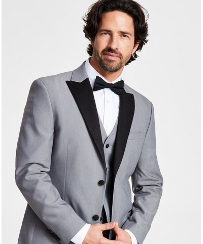 Men's Slim-Fit Tuxedo Jackets Gray $54.05 Suits