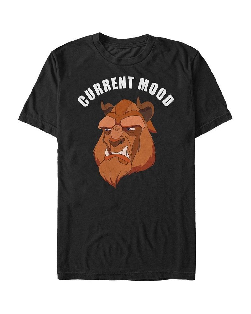 Disney Men's Beauty and the Beast Current Mood, Short Sleeve T-Shirt Black $20.64 T-Shirts