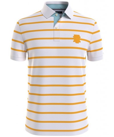 Men's Classic Fit Striped Short-Sleeve Ivy Polo Shirt PD06 $25.33 Polo Shirts