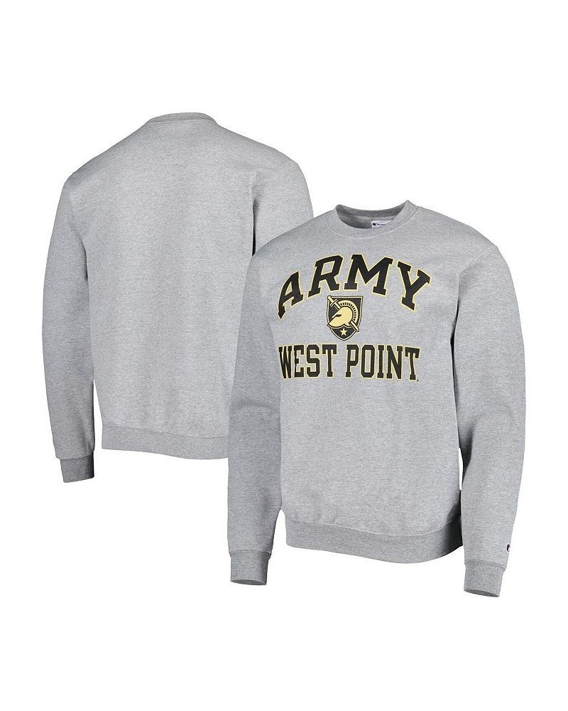 Men's Heather Gray Army Black Knights High Motor Pullover Sweatshirt $33.14 Sweatshirt