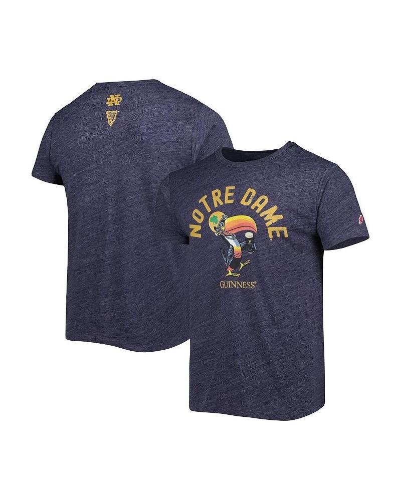 Men's Navy Notre Dame Fighting Irish Guinness Victory Falls Tri-Blend T-shirt $27.99 T-Shirts