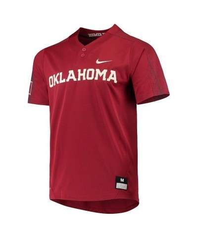 Men's and Women's Crimson Oklahoma Sooners Replica Softball Jersey $46.00 Jersey