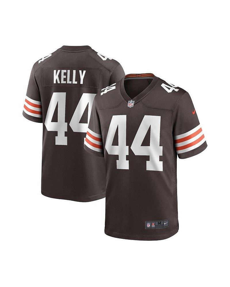 Men's Leroy Kelly Brown Cleveland Browns Game Retired Player Jersey $67.20 Jersey